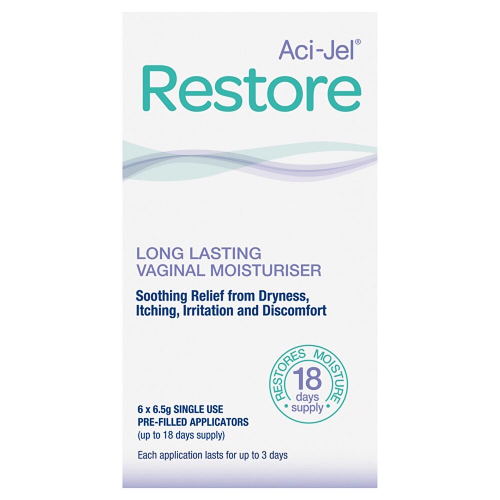 Aci-Jel Restore Vaginal Moisturiser 6 x 6.5g