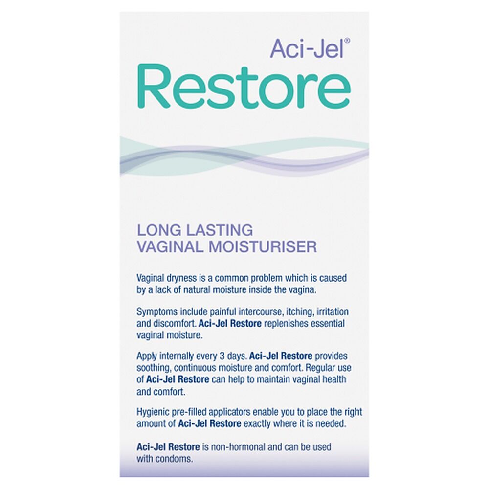 Aci-Jel Restore Vaginal Moisturiser 6 x 6.5g