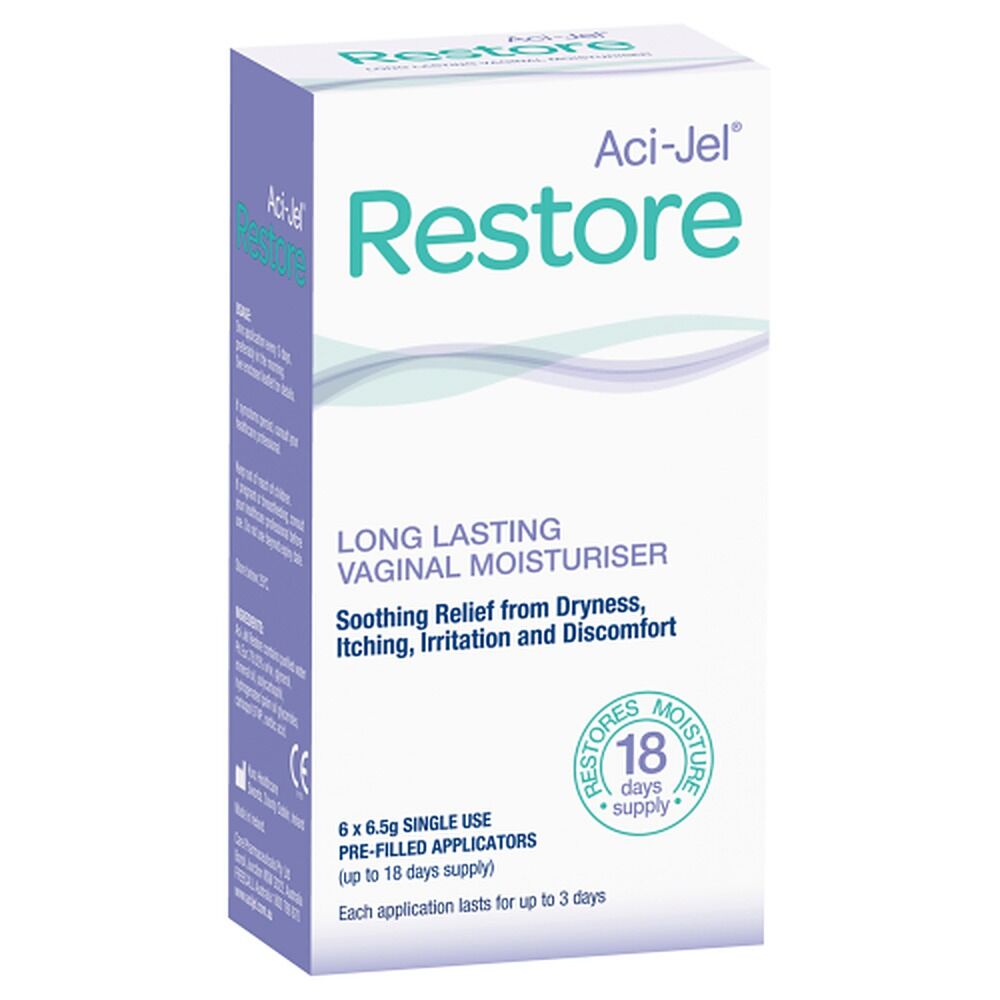 Aci-Jel Restore Vaginal Moisturiser 6 x 6.5g