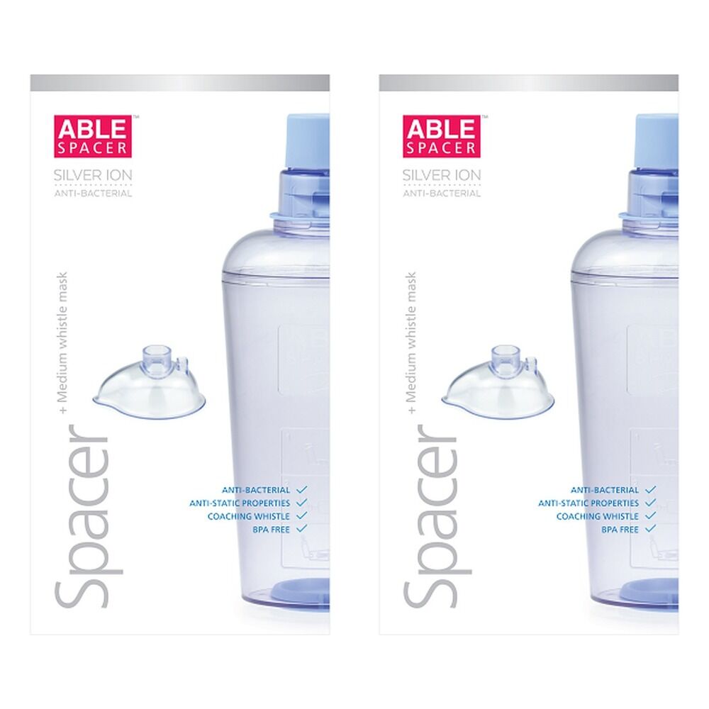 Able Spacer with Medium Whistle Mask Pack of 2