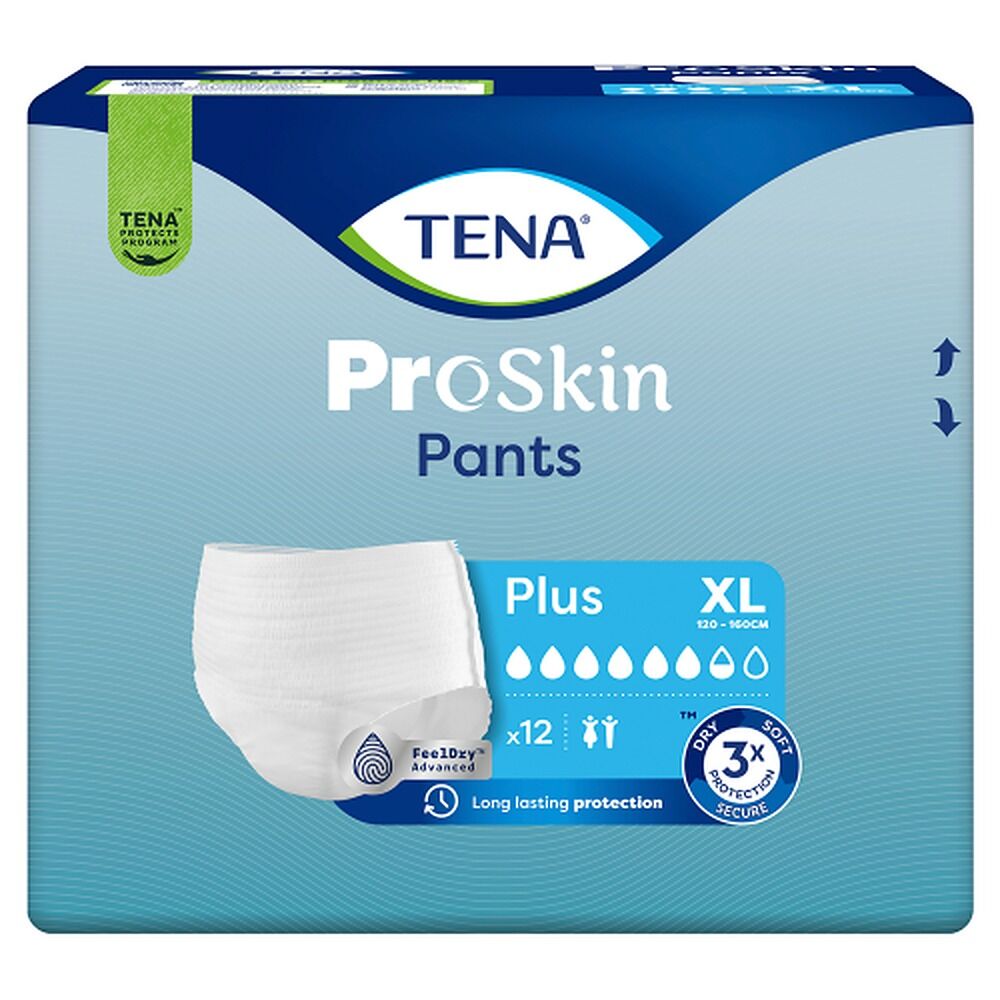 Tena Pants Plus Extra Large 12 Pack x 4