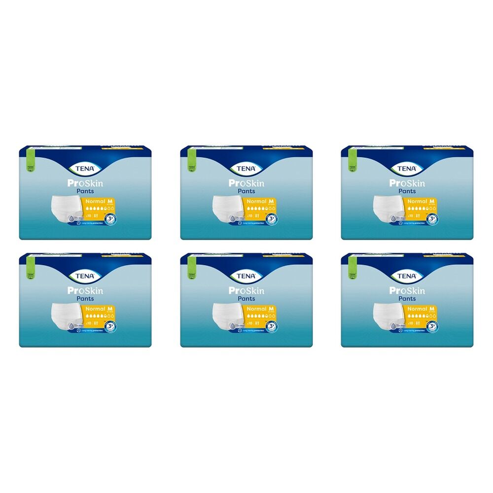 Tena Pants Normal Medium 18 Pack x 4 Bundle of 6