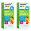 Brauer Kids Liquid Multivitamin with Iron 200mL Pack of 2