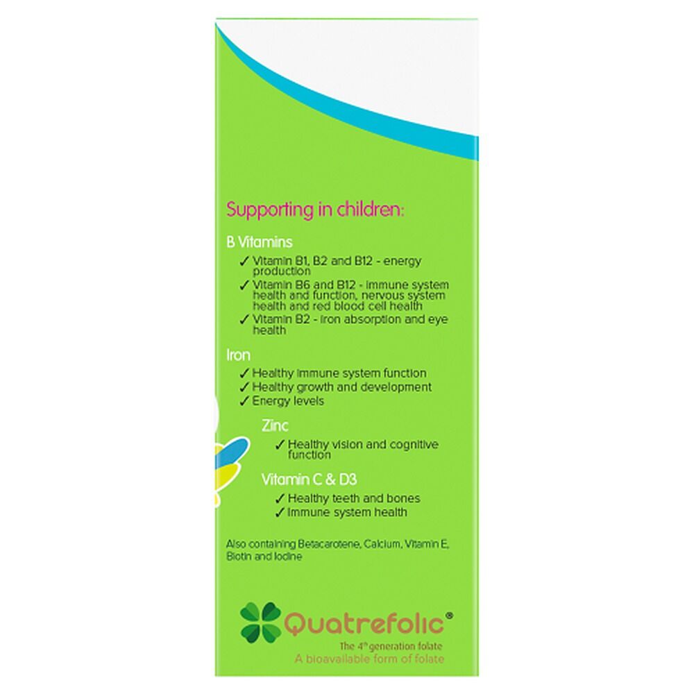 Brauer Kids Liquid Multivitamin with Iron 200mL