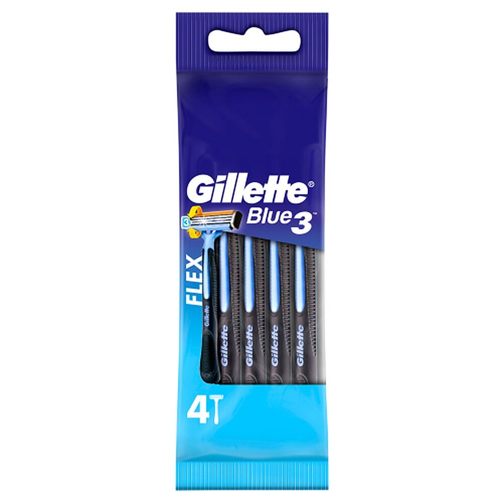 Gillette Blue3 Disposable Shaving Razor 4 Pack