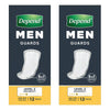 Depend Guards For Men 12 Pack x 6 Bundle of 2