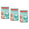 Huggies Skin Protect Nappies Size 2, 24 Nappies x 4 Bundle of 3