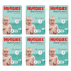 Huggies Skin Protect Nappies Size 2, 24 Nappies x 4 Bundle of 6