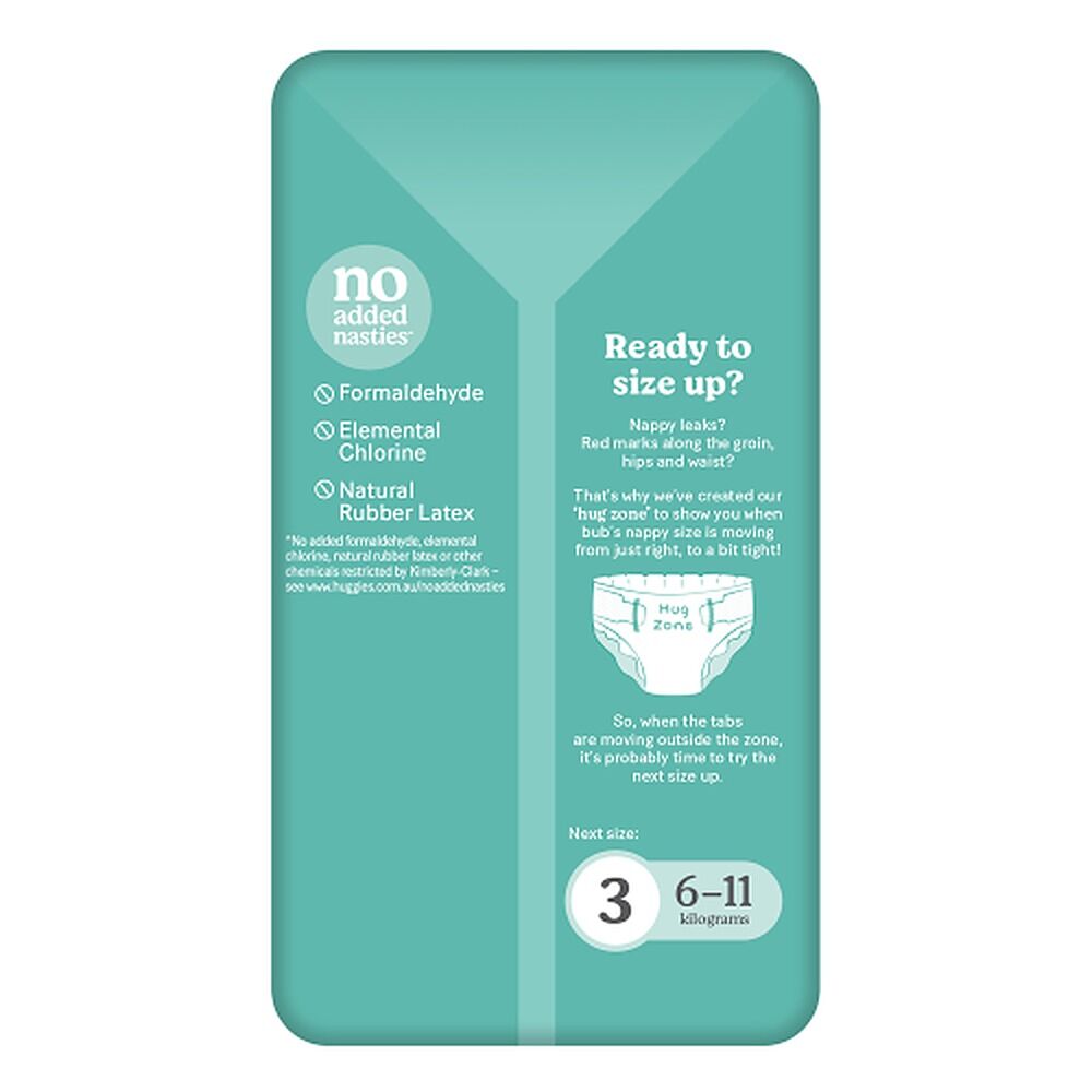 Huggies Skin Protect Nappies Size 2, 24 Nappies x 4
