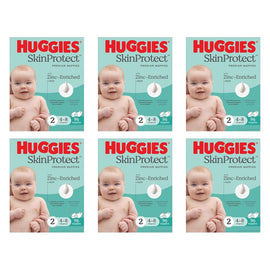 Huggies Infant Nappies Size 2 (4-8kg) 96 Pack Bundle of 6
