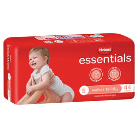 Huggies Essentials Nappies Size 5 (up to 18kg) 44 Pack x 4