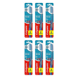 Colgate Slim Soft Advanced Ultra Soft Toothbrush 2 Pack Bundle of 6