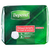 Depend Fitted Briefs Large 8 Pack x 4