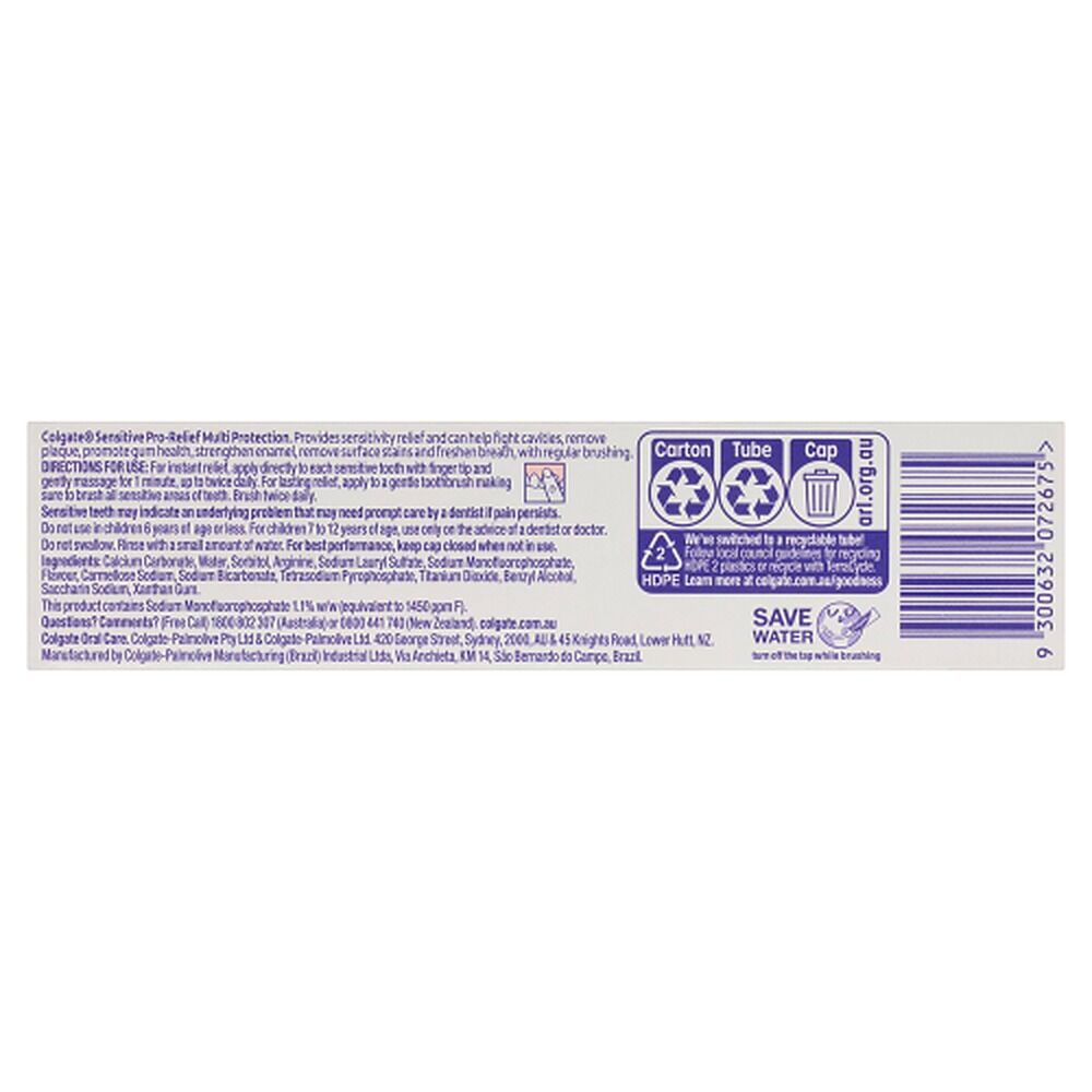Colgate Sensitive Pro-Relief Multi Protection Toothpaste 50g