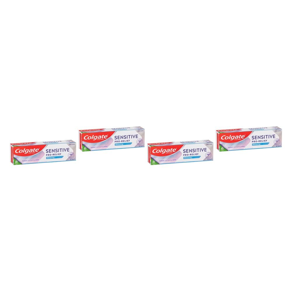 Colgate Sensitive Pro-Relief Whitening Toothpaste 110g Pack of 4
