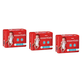 Huggies Essentials Nappies Size 2 (up to 8kg) 54 Pack x 4 Bundle of 3