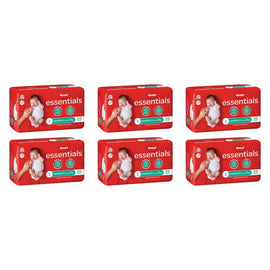 Huggies Essentials Nappies Size 1 Newborn (up to 5kg) 28 Pack x 4 Bundle of 6