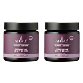 Sukin Purely Ageless Restorative Night Cream 120mL Pack of 2