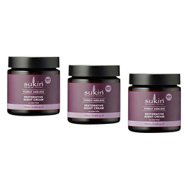 Sukin Purely Ageless Restorative Night Cream 120mL Pack of 3