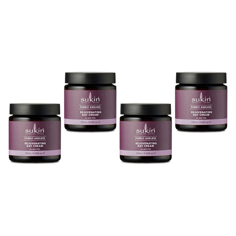 Sukin Purely Ageless Rejuvenating Day Cream 120mL Pack of 4