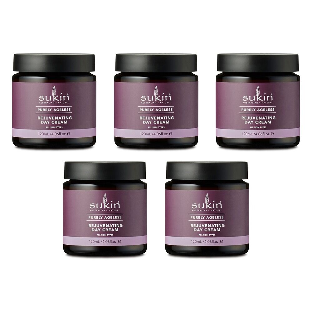 Sukin Purely Ageless Rejuvenating Day Cream 120mL Pack of 5