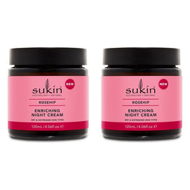 Sukin Rosehip Enriching Night Cream 120mL Pack of 2