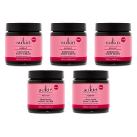 Sukin Rosehip Enriching Night Cream 120mL Pack of 5