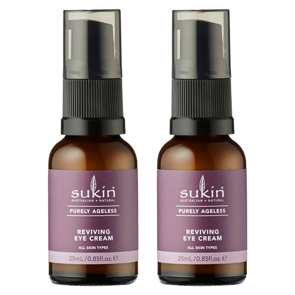 Sukin Purely Ageless Reviving Eye Cream 25mL Pack of 2