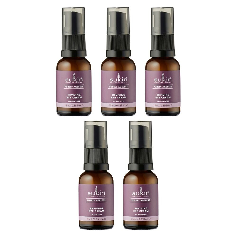 Sukin Purely Ageless Reviving Eye Cream 25mL Pack of 5