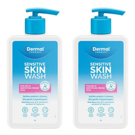Dermal Therapy Sensitive Skin Wash 1L Pack of 2