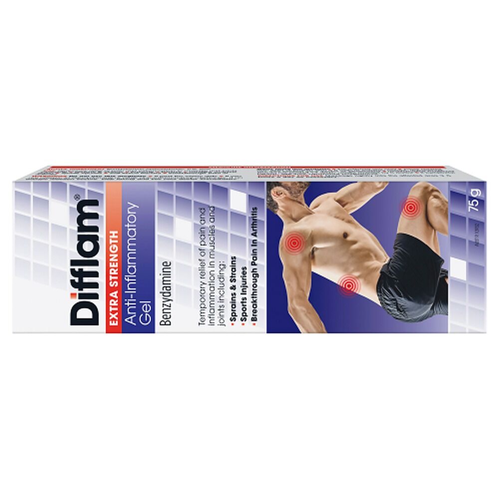 Difflam Extra Strength Anti-Inflammatory Gel, 75g