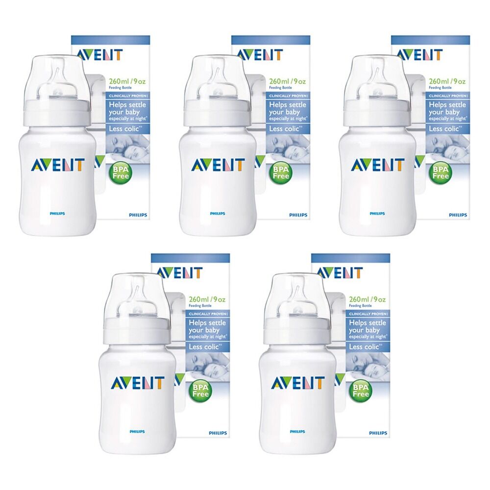 Philips Avent PP Feeding Bottle Single 260mL Pack of 5