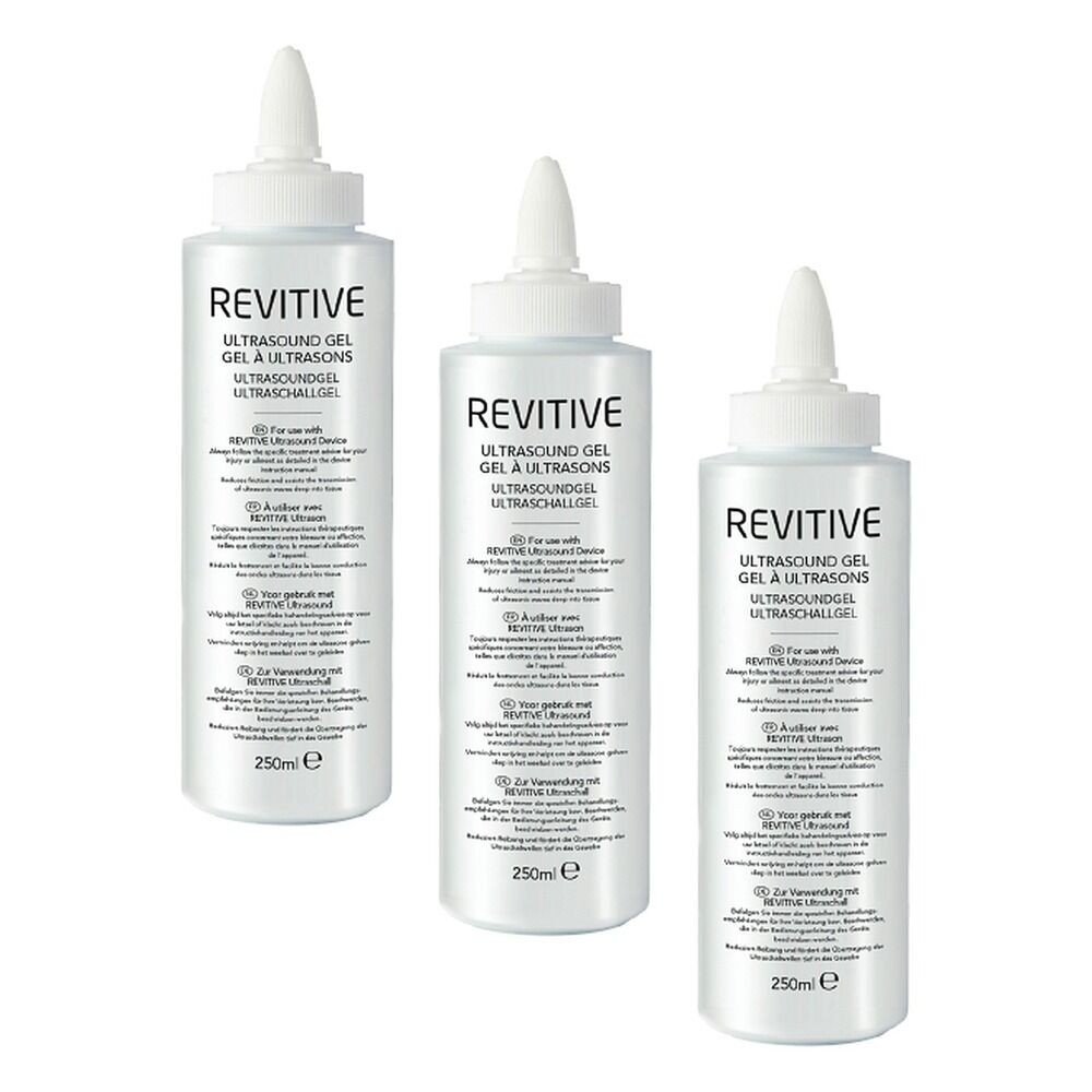 Revitive Ultralieve Ultrasound Gel 250mL Pack of 3