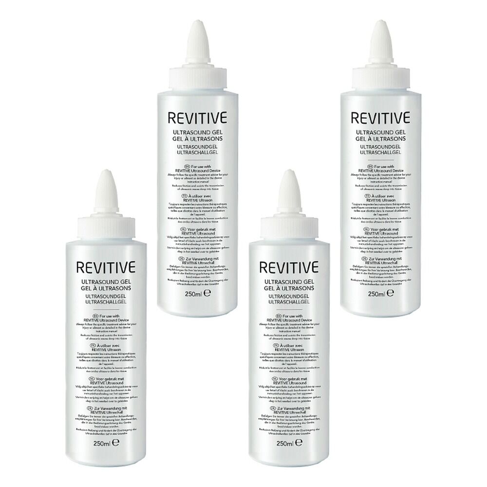 Revitive Ultralieve Ultrasound Gel 250mL Pack of 4