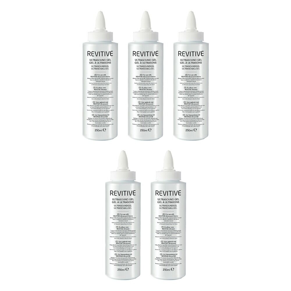 Revitive Ultralieve Ultrasound Gel 250mL Pack of 5