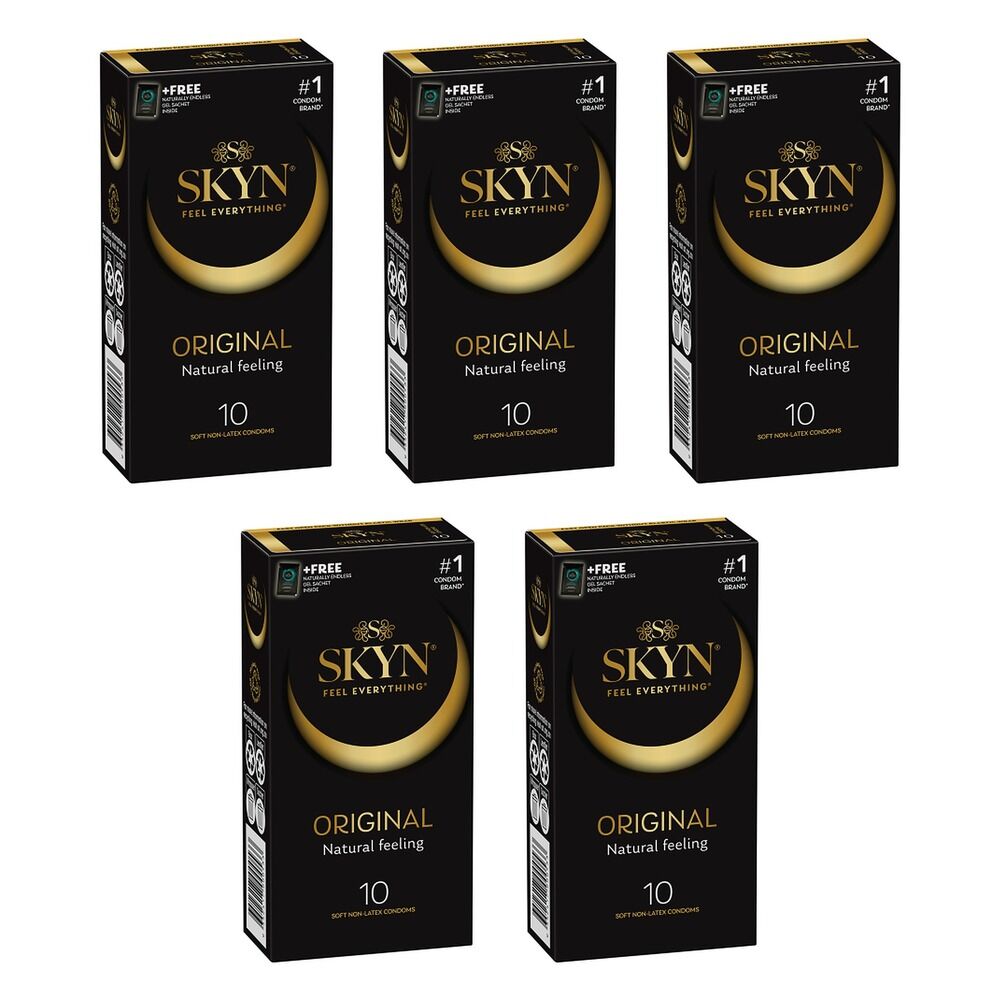 Skyn Condoms Original 10 Pack Bundle of 5