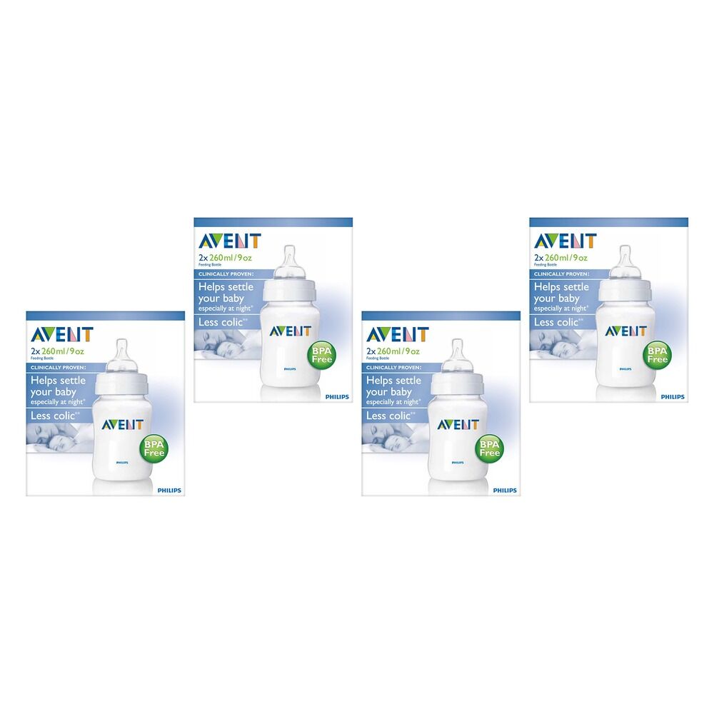 Philips Avent Feeding Bottle Twin Pack 260mL Bundle of 4