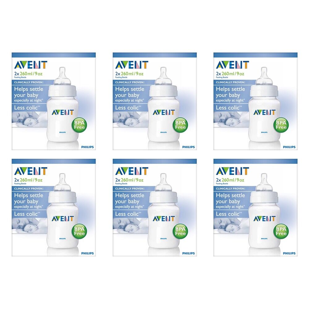 Philips Avent Feeding Bottle Twin Pack 260mL Bundle of 6