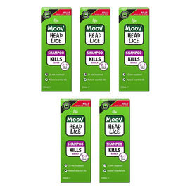 Ego Moov Head Lice Shampoo 200mL Pack of 5