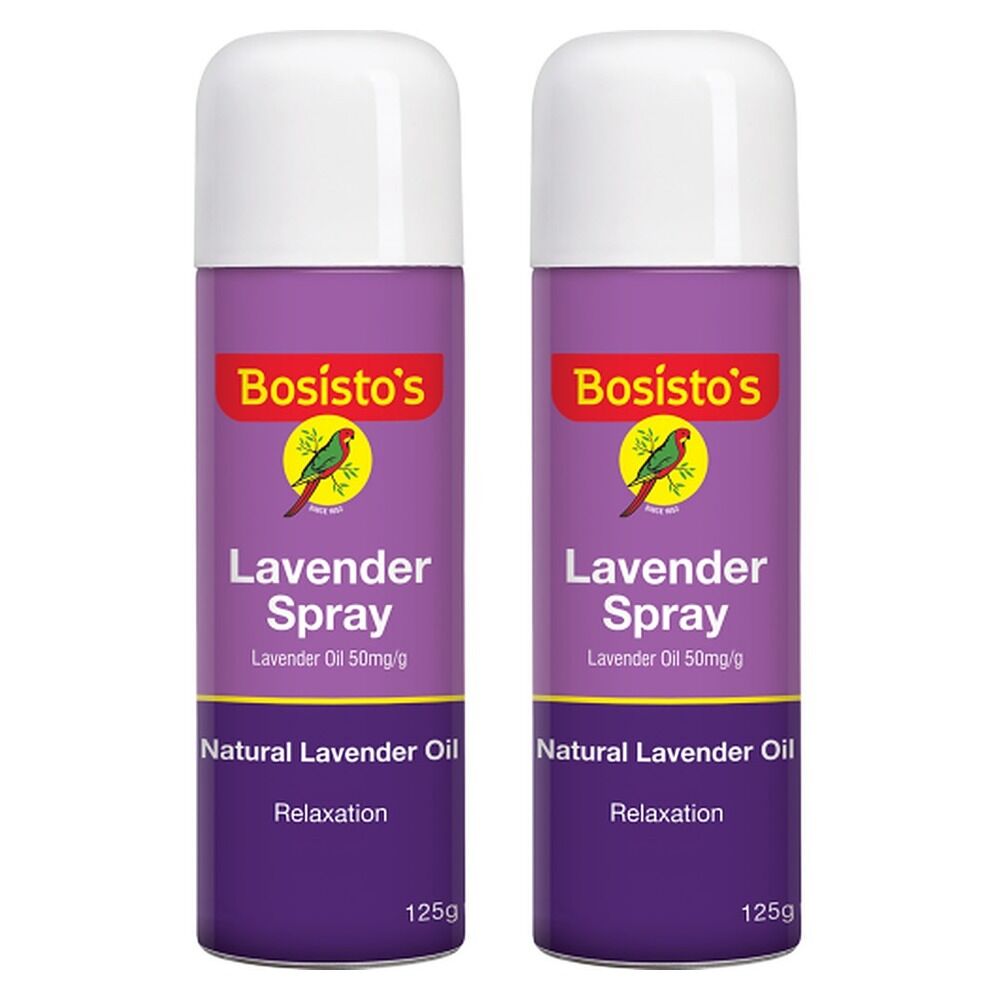 Bosisto's Lavender Spray 125g x 3 Bundle of 2