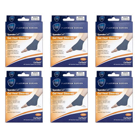 Neat Feat Spandex Gel Heel Sleeve Medium Pack of 6