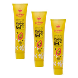 Suvana Organic Paw Paw and Honey Balm 25g Pack of 3