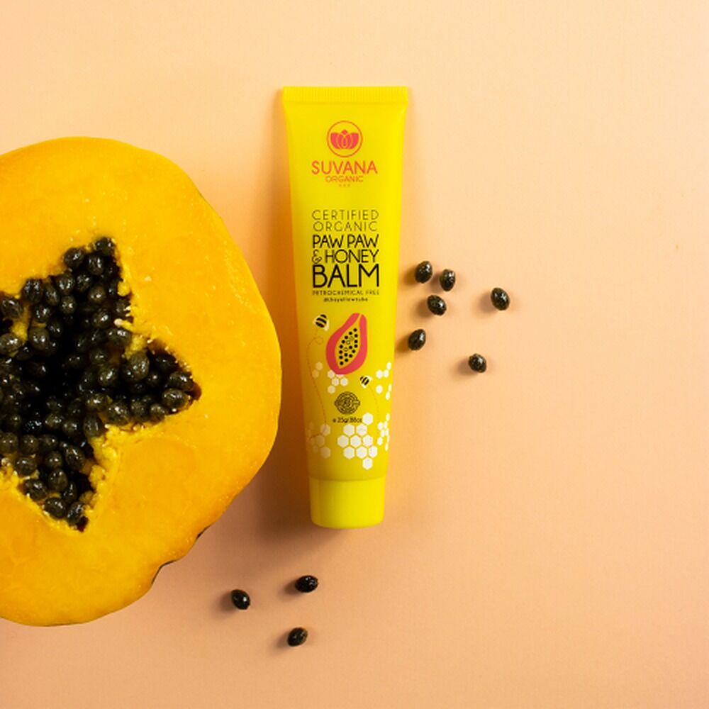 Suvana Organic Paw Paw and Honey Balm 25g
