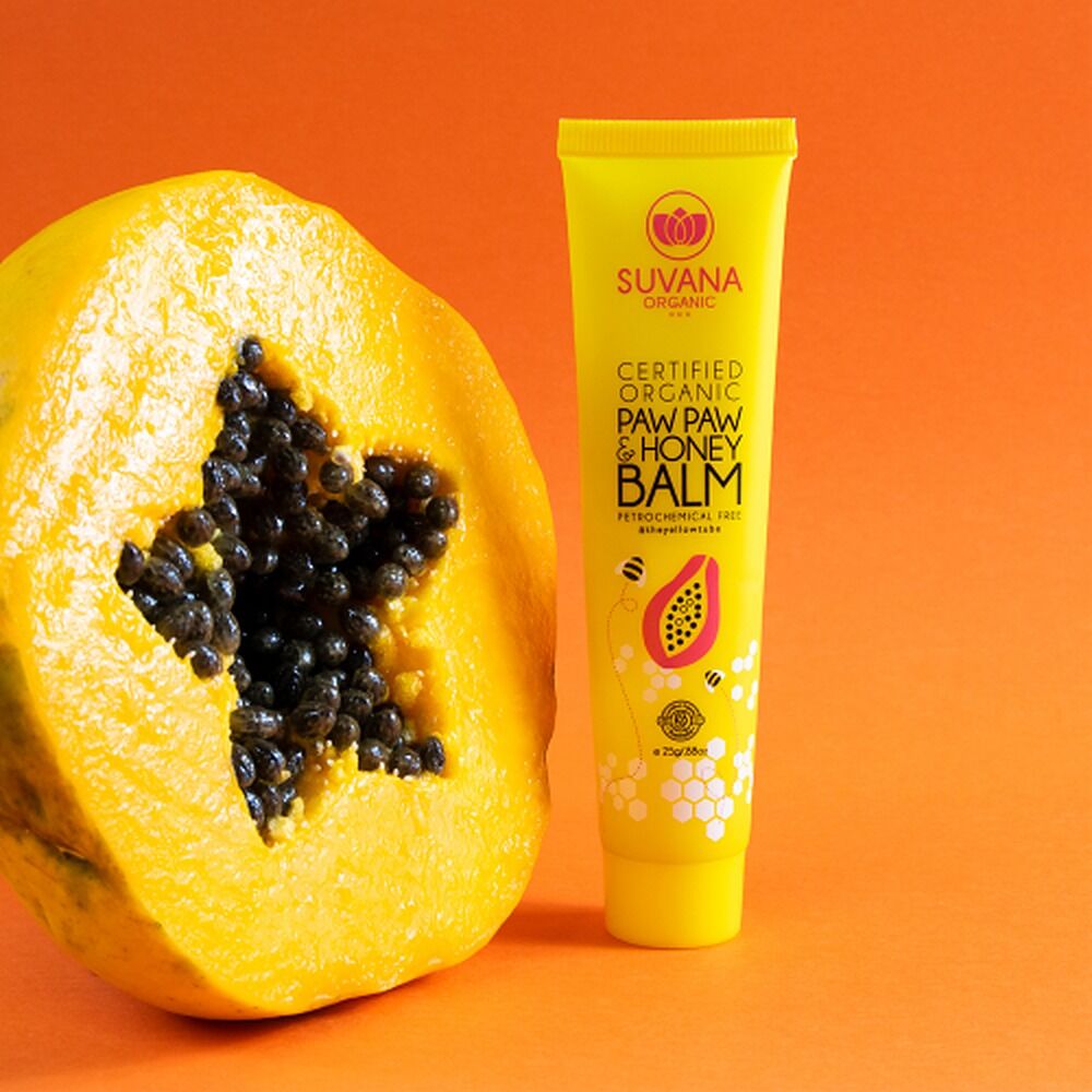 Suvana Organic Paw Paw and Honey Balm 25g