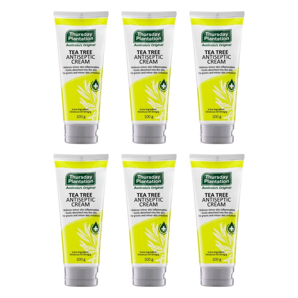 Thursday Plantation Tea Tree Antiseptic Cream 100g Pack of 6