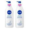 NIVEA Express Hydration Body Lotion, Long-Lasting Moisture, 400mL Pack of 2