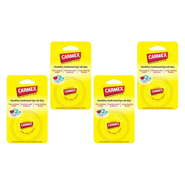 Carmex Original Jar Lip Balm 7.5g x 12 Bundle of 4