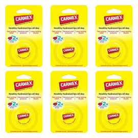 Carmex Original Jar Lip Balm 7.5g x 12 Bundle of 6