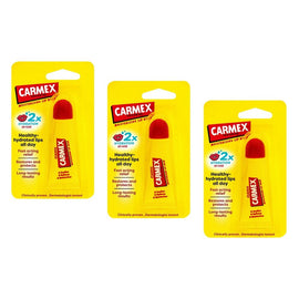 Carmex Original Squeeze Tube Lip Balm 10g x 12 Bundle of 3