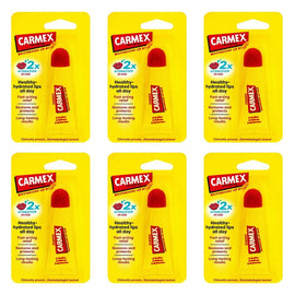 Carmex Original Squeeze Tube Lip Balm 10g x 12 Bundle of 6